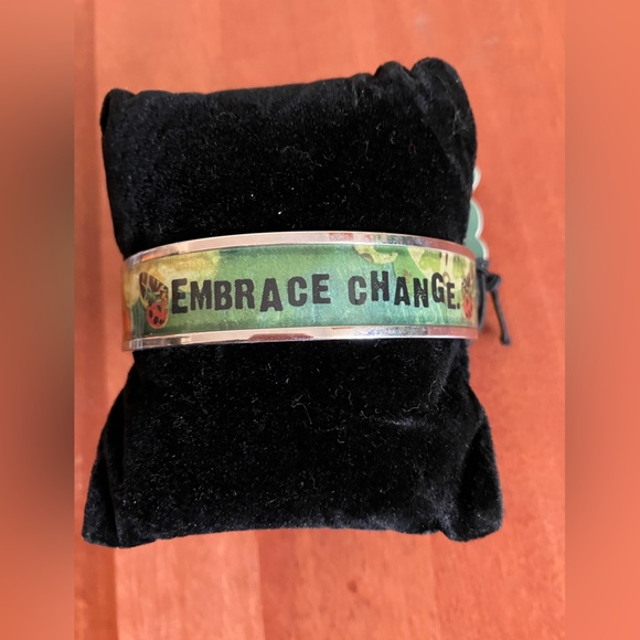 Kelly Rae Roberts Message Bangle - Picture 2 of 4